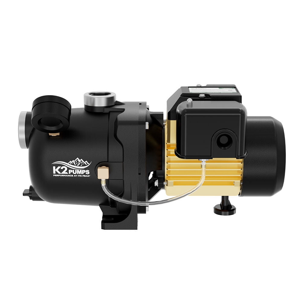 K2 Pumps Shallow Well Jet Pump 1/2 Hp Lead Free Thermoplastic 115/230V