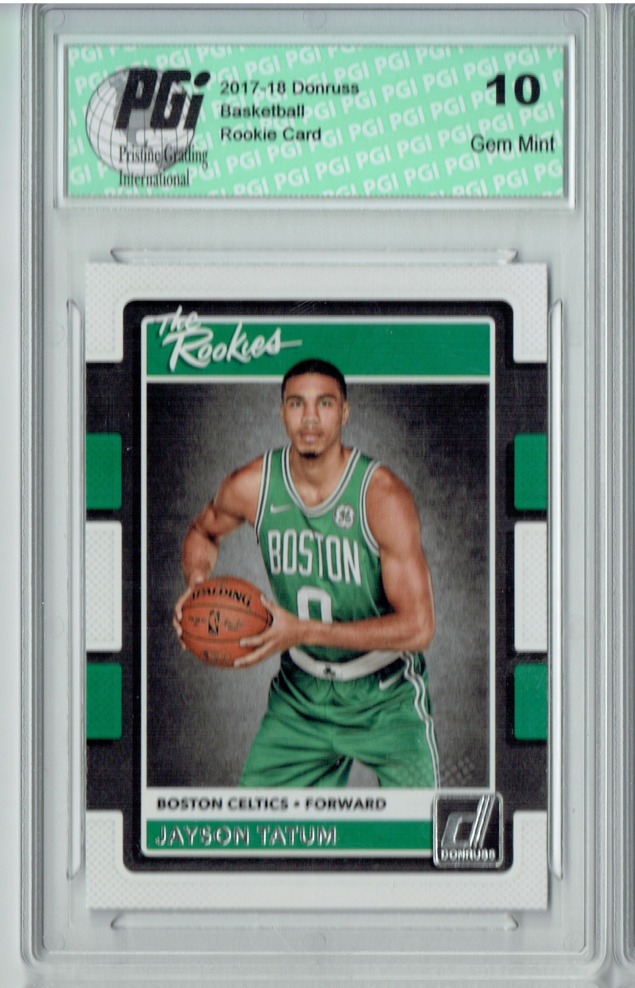 Donruss - Jayson Tatum 2017 Donruss #3 The Rookies SP Rookie Card PGI