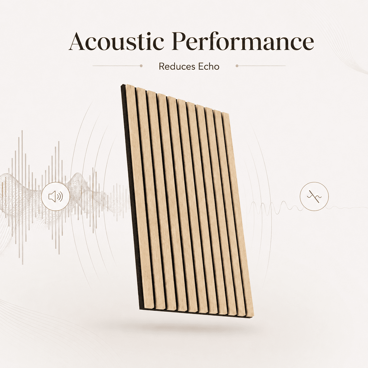 2PCS 16''x104'' Wood Slat Acoustic Wall Paneling for Interior and Ceiling Decor,23Sq.ft,Oak