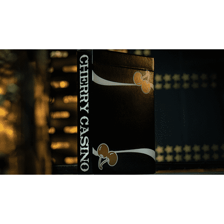 Cherry Casino Monte Carlo Black and Gold - Standard Playing Cards