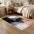 thumbnail image 2 of ODIKA 5'x7' Ultra-Soft Area Rug, Abstract Modern Watercolor Wash With Boho Distressed Accents None Washable, Bare feet friendly, Silk-Touch for Bedroom Home office, 2 of 7