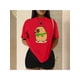 thumbnail image 1 of Playera Blusa De Capybara Enviando Un Corazon Ropa Chic Capibara Color Rojo Talla Chica Marca Emil SaEs, 1 of 4