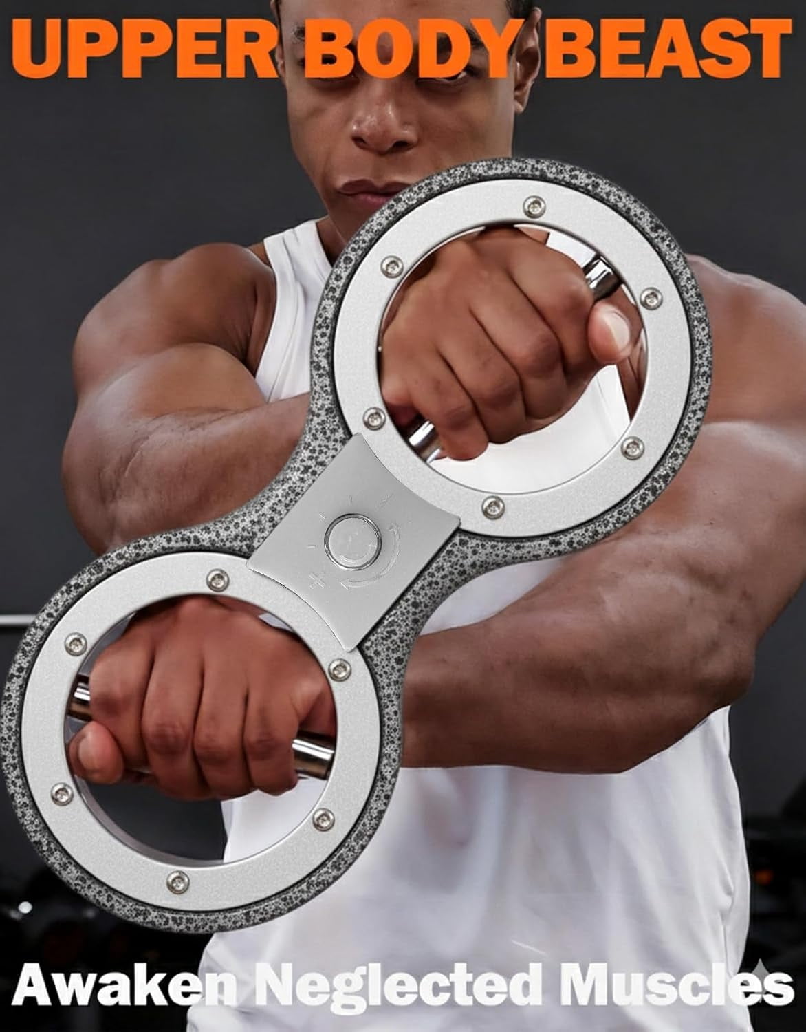 Multifunctional Hand Grip Strength Trainer with Rotating Burn Feature for Arm and Forearm Workout at Home or Gym