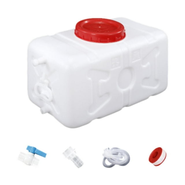 Colaxi Water Container Set Camping Jug Large Capacity No Leakage Portable Water Bucket for Emergency Travel Driving Survival Outdoor 30L