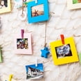 thumbnail image 4 of Decoración de fotografía Perfecl con cuerda de clips 9 piezas 6 pulgadas, 4 of 8