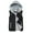 #01-Black, variant on Women's Lightweight Vest with Hood Windproof, Water-, Insulated Outerwear for Outdoor Activities