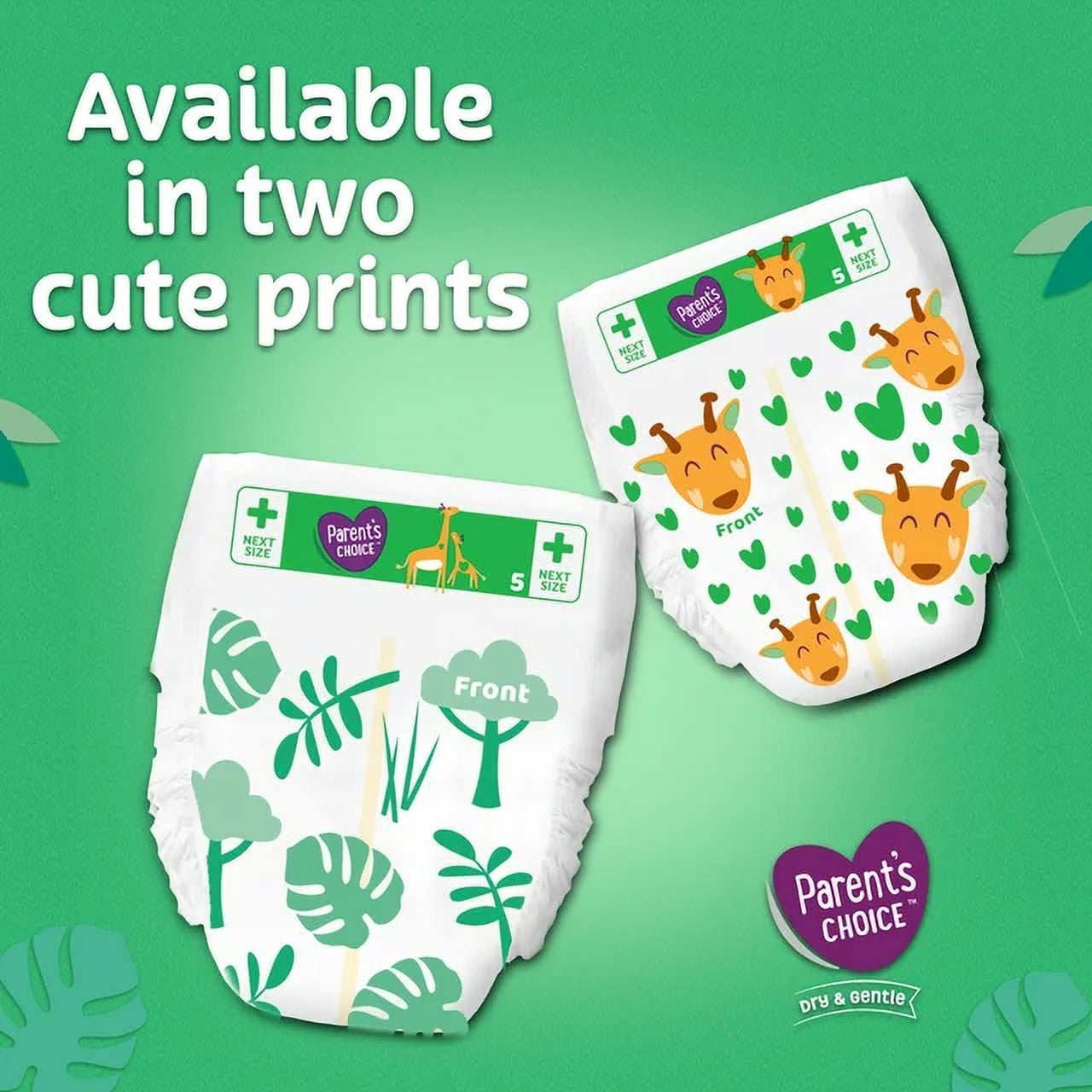 Choice Dry & Gentle Diapers Size 5, 27 Count