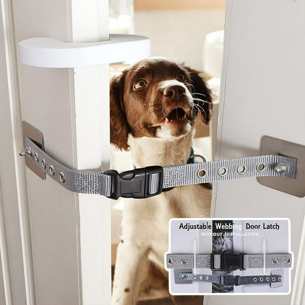 Wgthhk Pet Door Latch Stopper Adjustable Door Lock and Door