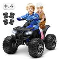 thumbnail image 1 of Joyracer 4x4 24V Kids Ride on ATV with Remote Control, 2 Seater 24 Volt Ride on Toys, 800W 4-Wheeler Quad Car for Big Kids, Blue, 1 of 9