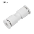 thumbnail image 3 of Unique Bargains 4mm to 3mm Reducing Push to Connect Air Line Fitting White, 2 Pack, 3 of 4
