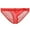 Red, variant on Srogem Men's Mesh See Through Transparent Bulge Pouch Bikini Briefs Underwear Breathable Super Thin Briefs