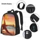 thumbnail image 3 of Easygdp Starfish Sunset Sea Beach Mochila para Niños y Niñas con Set de Caja de Almuerzo y Estuche para Lápices 3 en 1, Mochila Escolar Estampada para Adolescentes, 3 of 7