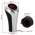 thumbnail image 3 of 5 Speed Shift Knob W/led Red Backlight Leather Shifter Lever Handle Stick For E46 E90 E91 E92 X1 X3 X5, 3 of 5