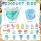 thumbnail image 2 of Soft Rubber Beach Play Set, Baby Outdoor Water Play, Foldable Bucket, Beach Play Set For Children And Boys, 2 of 5