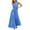 Blue, variant on HXWCHs Elegant Sleeveless Long Skirt Suit with Intricate Lace Detailing for Casual Wear and Seasonal Versatility L Blue