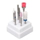 thumbnail image 4 of Caja para cabezal de pulido de uñas, soporte de exhibición para manicura y pedicura con 7 agujeros, para salón de belleza, 4 of 8
