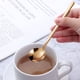 thumbnail image 4 of Cuchara de café expreso de acero inoxidable, mini cucharadita, café, azúcar, postre, pastel, helado, capuchino, paquete de 4, 4 of 5
