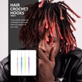 thumbnail image 4 of 4pcs Latch Hook Crochet Needle Wig Braid Tool Hair Crochet Hooks Wig Weaving Tools, 4 of 7
