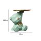 thumbnail image 3 of Oso Geométrico Almacenamiento Escultura Resina Llavero Estatuilla para El (verde), 3 of 8