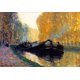 thumbnail image 1 of Canal Boat-clarence Gagnon Reproducciones de arte clásico mundial, póster de impresión de arte moderno en HD, impresiones de arte de pared para cuadros de decoración del hogar (sin marco) A20x30CM NO enmarcado, 1 of 1