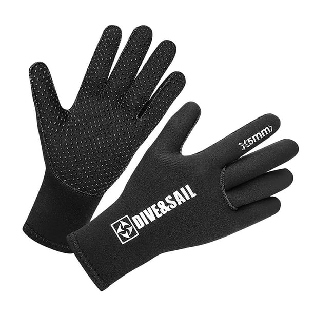 Siruishop 5mm Neoprene Diving Gloves Wetsuit Glove Water Gloves For Snorkeling Surfing S Other S