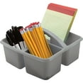 thumbnail image 3 of Teacher Created Resources Gray Plastic Storage Caddy, Pack of 6, 3 of 5