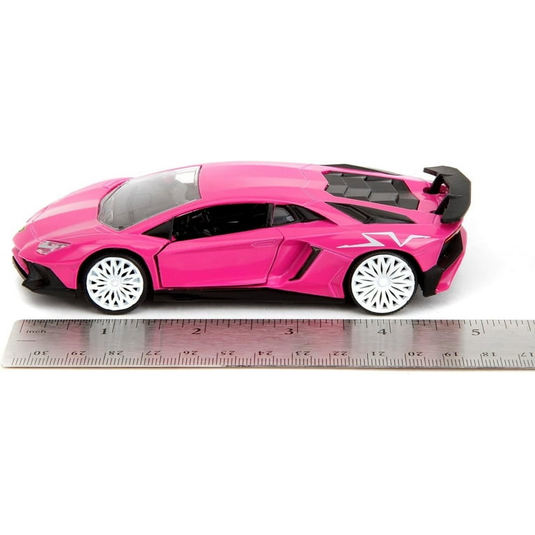 Pink Slips 1:32 Lamborghini Aventador Die-Cast Car, Toys for