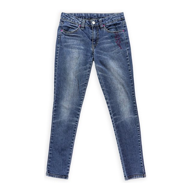 Canyon River Blues Girls Bolt Rhinestone Slim Fit Jeans, Azul, L (14) Canyon River Blues Ajustado