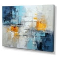 thumbnail image 2 of Designart "composition Frozen Snow III" Abstract Collages Wall Decor, 2 of 5