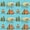 Blue, variant on Manfei Travel Trailer Bed Sheets,Cute Camping Print Full Size Sheets,Gray,4-Piece,1 Flat Sheet, 1 Fitted Sheet and 2 Pillowcases