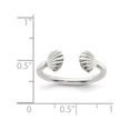 thumbnail image 3 of Sterling Silver Polished Shell Ring, 3 of 3
