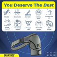 thumbnail image 5 of Shoulder Brace - Support And Compression Sleeve For Torn Rotator Cuff, Ac Joint Pain Relief - Arm Immobilizer Wrap, Ice Pack Pocket, Stability Strap,, 5 of 5