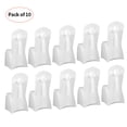 thumbnail image 1 of 10pcs Wedding Flower Chair Sashes Elastic Spandex Organza Chair Sash, 1 of 8
