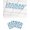 CornflowerBlue, variant on Fluorescent Light Covers for Ceiling Lights 1 Pack, Blue Pumpkins Fall Magnetic Ceiling Light Covers 2x4 Feet for Classroom Office School, Watercolor Thanksgiving Overhead Drop Ceiling Light Shade
