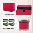 thumbnail image 7 of BestOffice 13 Gallon Plastic Touchless Kitchen Trash Can with Motion Sensor for Indoor Use(Red), 7 of 7
