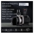 thumbnail image 2 of Fish Tank Filter Pump ,24V High Power Submersible Pump Fish Tank Filter Pump Water Pump Variable Frequency Ultra Power Saving Silent Aquarium Accessori ,Amazing Filtration Performance, 2 of 7