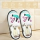 thumbnail image 2 of Balery Pet Care Grooming Pantuflas de Casa de Felpa Silenciosas con Diseño Estampado, Zapatillas Cómodas Antideslizantes de Algodón para Interior-Medium, 2 of 8