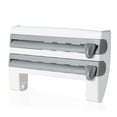 thumbnail image 1 of Big Sale ! Jiiey Rack Multi Functional Plastic Wrap Cutter Wall Mounted Kitchen Paper Towel Rack Sliding Tin Foil Partition Box Storage Rack, 1 of 9