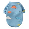 thumbnail image 1 of Chien d'Animal Costume Mignon Animal Imprimé Manteau Coton Doux Pull-Over Veste Sweat-Shirt, 1 of 6