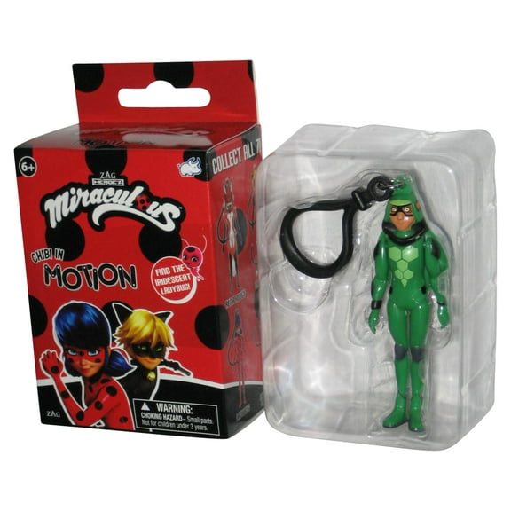 Miraculous Ladybug In Motion Bullsitoy Carapace 3-Inch Mini Figure Keychain