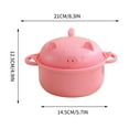 thumbnail image 6 of Kieccall Ramen Bowl Set Bamboo Fiber Microwave Safe Bowls for Home Kitchen Dining with 6-Piece 40.58 fl oz Set, 6 of 7