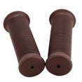 thumbnail image 3 of 2Pcs 22mm Universal Vintage Motorcycle Handlebar Grips Throttle Handle Bar Ends (Red Brown), 3 of 9