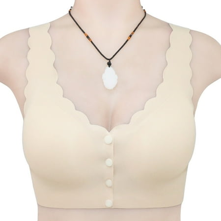 

Adjustable Sports Front Closure Extra-Elastic Breathable Lace Trim Bra Yoga Clothes For Women