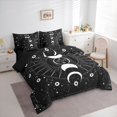 thumbnail image 3 of Homewish Bohemian Moon Sun 7-Piece Bedding Comforter Set For Female Men Teens,Universe Galaxy King Bedding Sets,Black White Ultra Soft Bed Sheets,Ultra Soft Home Decor,Reversible, 3 of 8