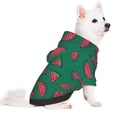 thumbnail image 2 of Salouo Watermelon Pattern Small Dog Hoodie Sweatshirts Dog Clothes Coat Clothing Puppy Sweater Outfit Pullover Pet Winter Coat Sweater Outfit-XX-Large, 2 of 7