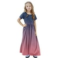 thumbnail image 6 of JoyHoop Girls Casual Maxi Floral Dress Long Sleeve Holiday Dresses with Pockets, 6 of 9