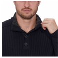 thumbnail image 3 of GH Bass Men's Sherpa Lined Mock Neck Sweater (Black, Small), 3 of 3