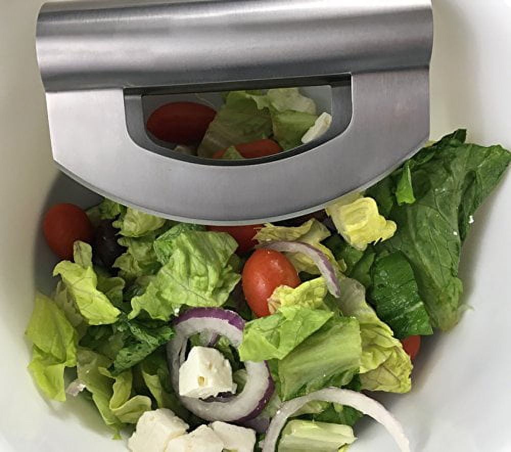 Pampered Chef demo: Cheese Knife and Salad Chopper 