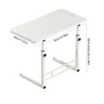 thumbnail image 3 of HOZVOMI Adjustable Height Portable Standing Desk Laptop Table - Sturdy Mobile Tray for Versatile Use, Suitable for Bedside or Sofa, 3 of 6