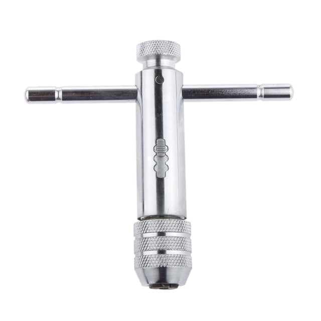 Nueva Lve de Carraca para Grifo M5-, Grifo de Bloqueo Hacia Adente Y Hacia Atrás, Y de Barra en T Sunnimix Llave de trinquete del grifo